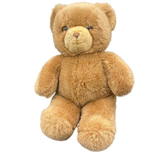 Gund Vintage 1983 Collectors Classic BEAR White Plush Tush Tag 14" FLAW - Picture 1 of 6